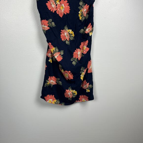 Isabel Maternity Blue Floral Print Short Sleeve T-Shirt Dress - S - NWT - Picture 4 of 7